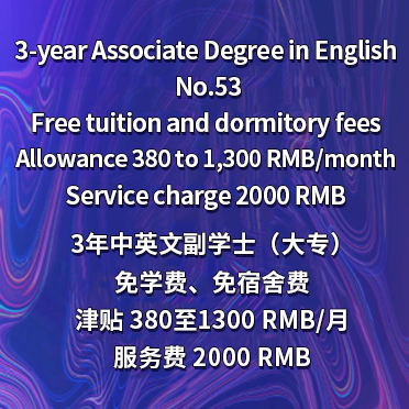 NO4 3-Year Associate Degree in English
