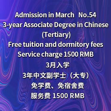NO2 3-Year Associate Degree in Chinese